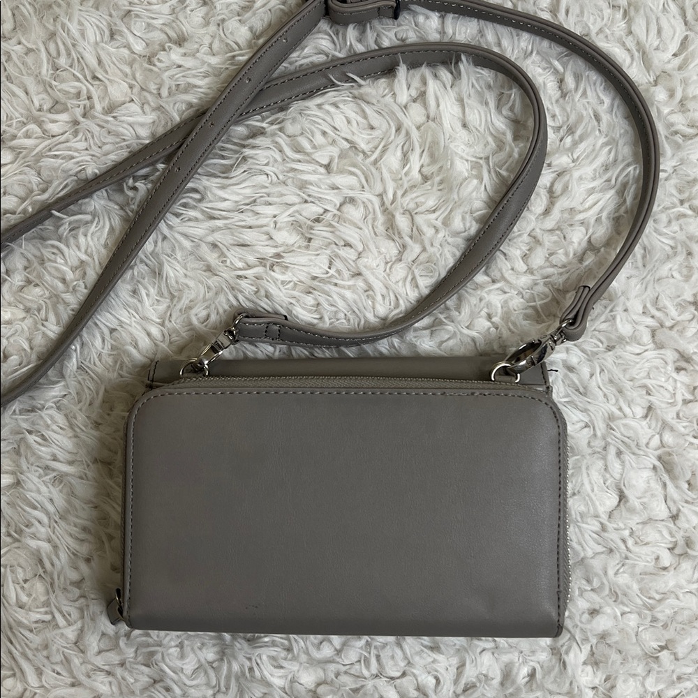 Nine West Gray Crossbody Purse Gifting Casual - Picture 3 of 15
